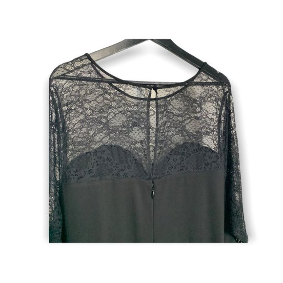 NWT Torrid Lace Bodycon Ponte Sweetheart Long Sleeve Dress Size 5 - Picture 2 of 11